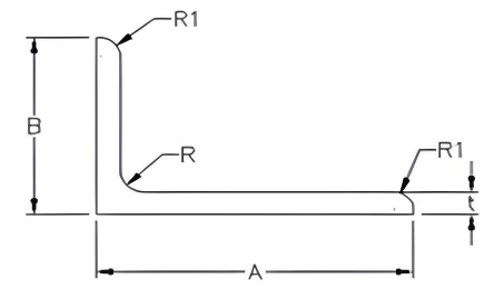 Angle - American Standard Angle Unequal Leg (ASAUE)